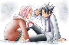 Sakura e Sasuke neve